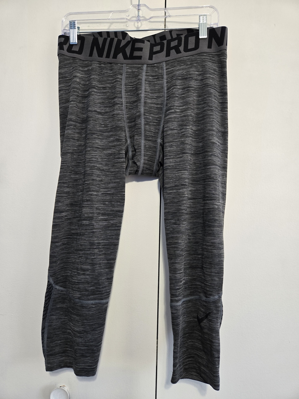 Nike Pro Hypercool Men's XXL Compression Cropped Tights Gray Dri-FIT
